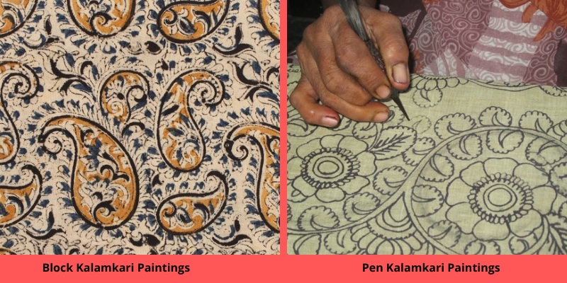 types of kalamkari painting