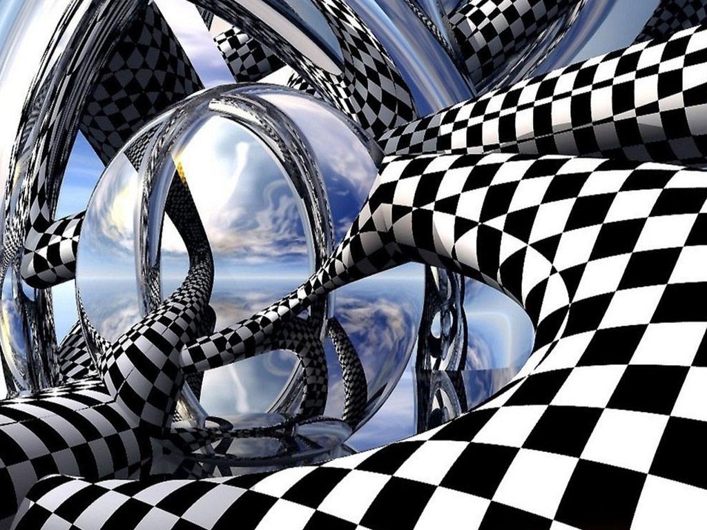 Mind-bending optical illusion appears to show a painting of a